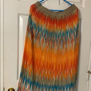 Ruby Rd. Colorful Maxi Skirt